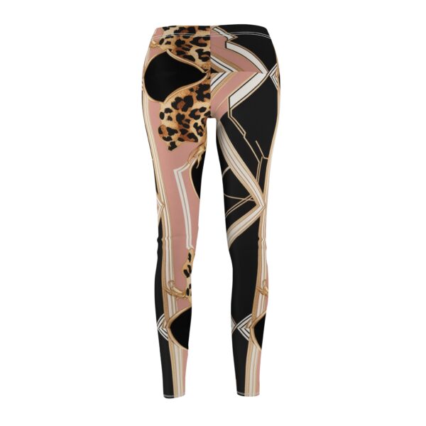 LN&Co Chic Leggings Signature I-  Leopard & Geometric Design for Everyday Wear - Image 2