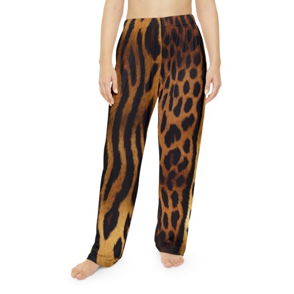 LN&Co Signature Wild Leopard Style Women's Pajama Pants - Image 3