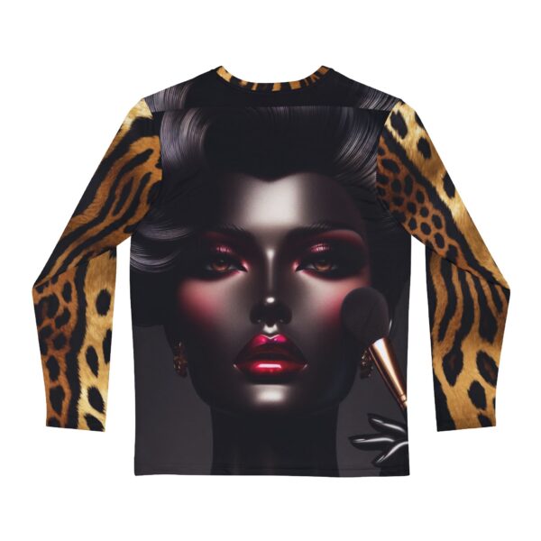 Bold Beauty Long Sleeve Shirt - Fierce Fashion for Makeup Lovers